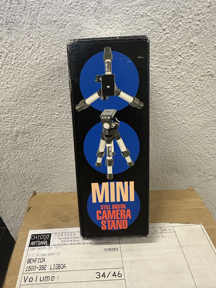Tripé miniatura para câmara