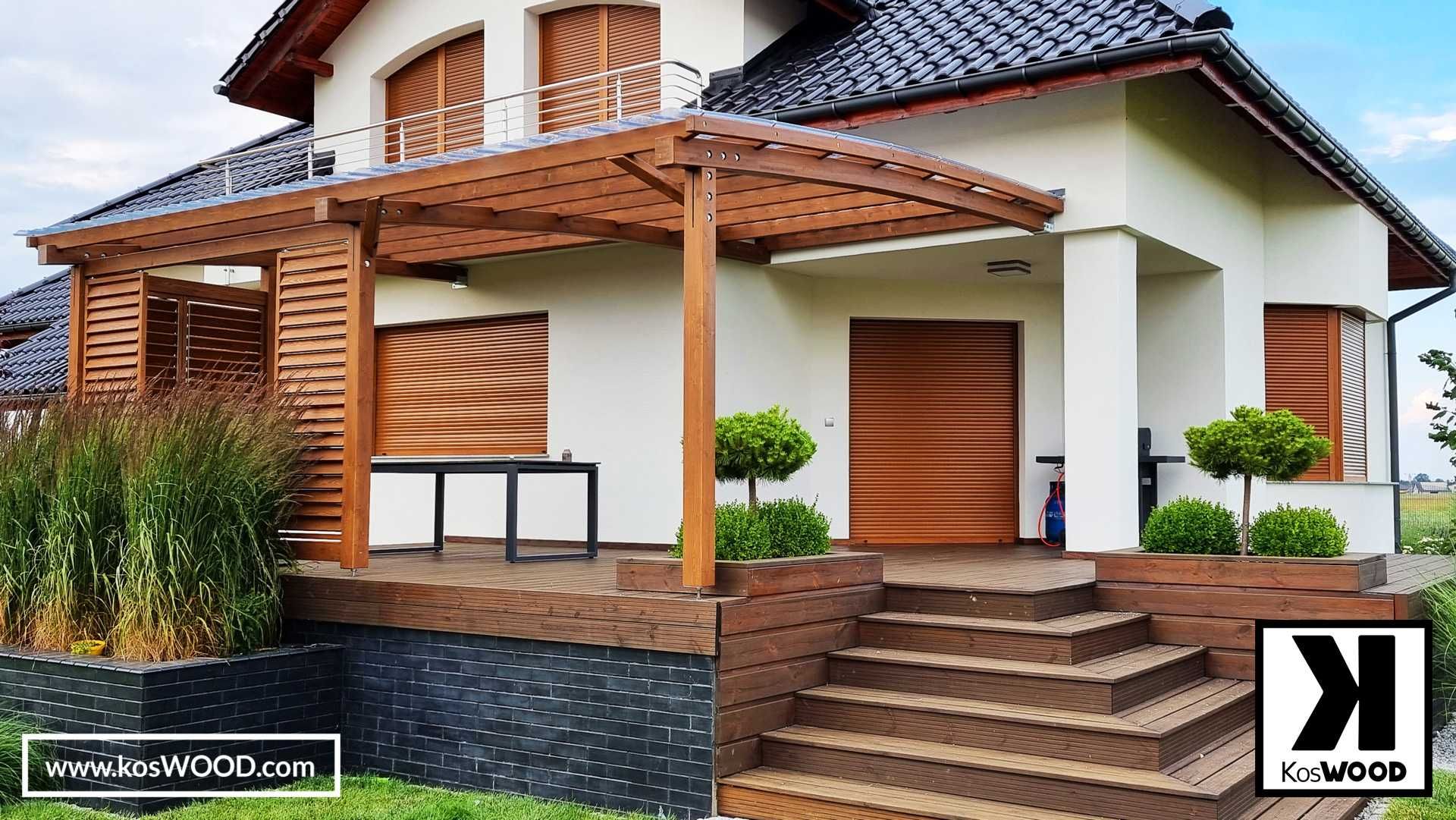 Zadaszenie Tarasu, Wiata, Pergola i wiele więcej! Koswood.com