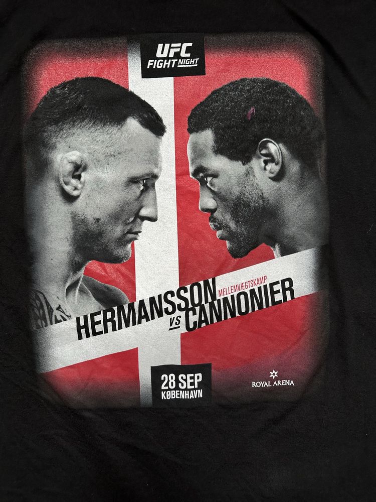 Koszulka sportowa t-shirt z nadrukiem UFC Fight 2019 unisex