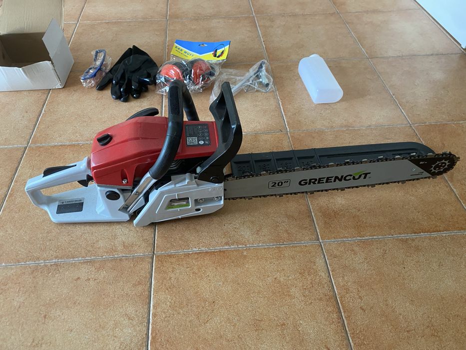Motoserra 20’(50cm serra) Greencut 61,2cc NOVA nunca utilizada!!!