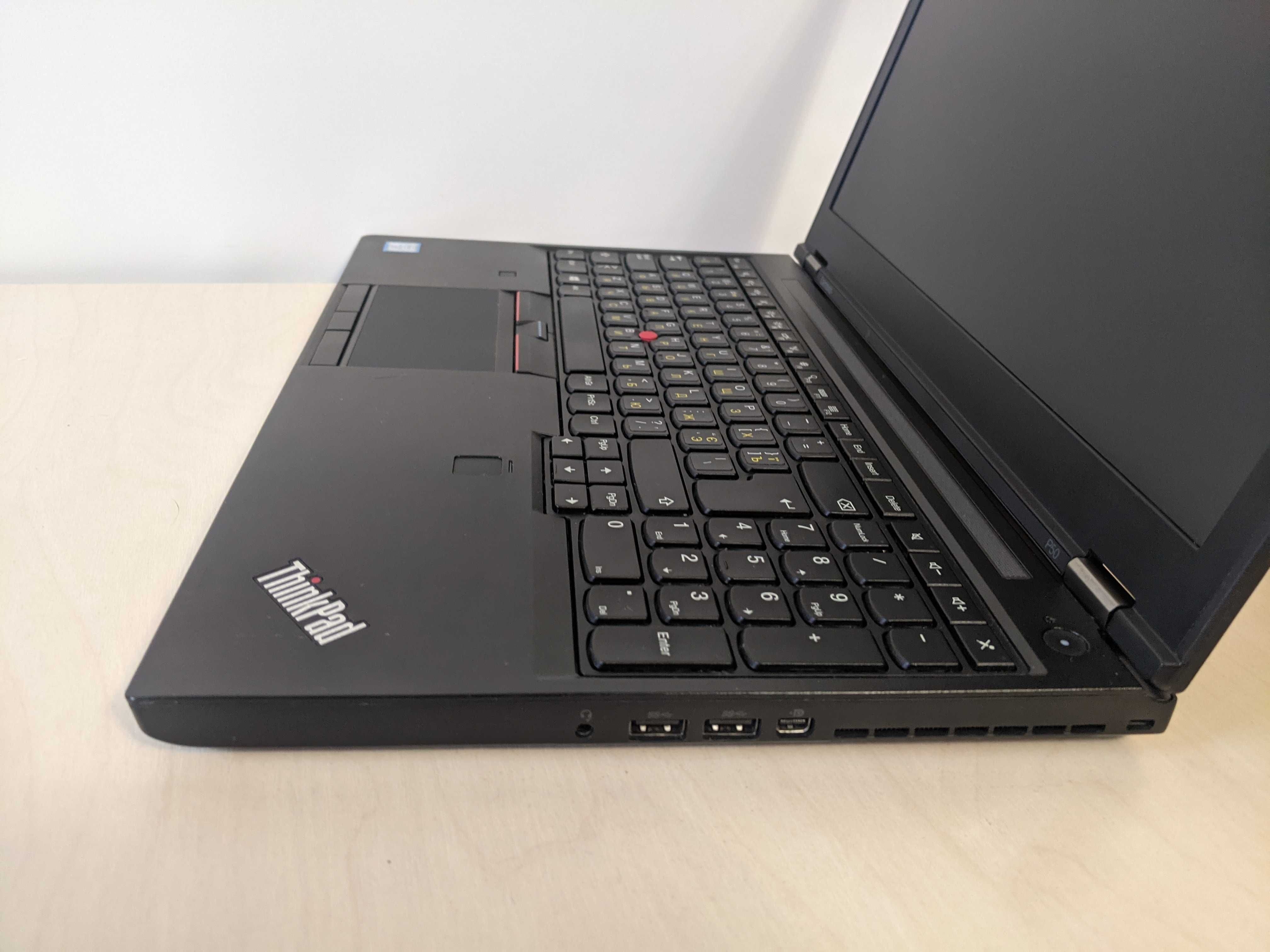 Lenovo ThinkPad P50 - i7-6820HQ/16/512ssd/IPS/Quadro M1000M (GTX 1050)