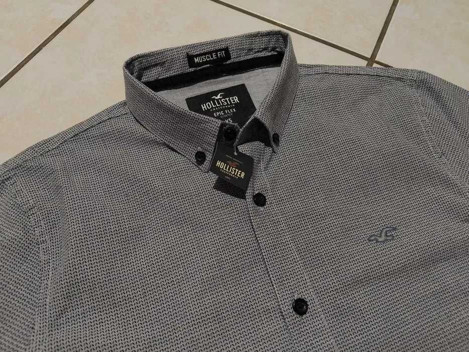 HOLLISTER USA - NOWA! z LOGO i Metkami Koszula Męska rozmiar XS