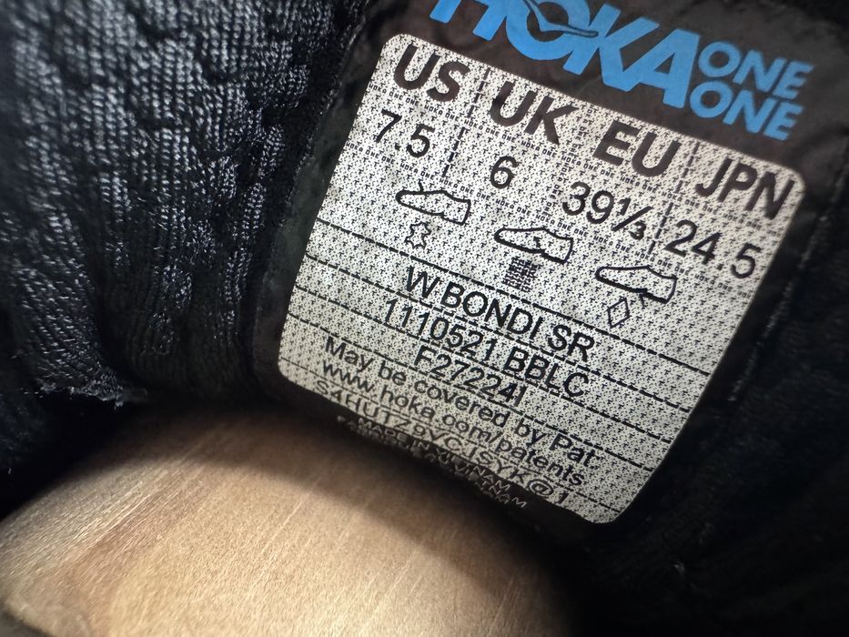 Оригінал Розмір 39 Кросівки Hoka One One Bondi SR Original