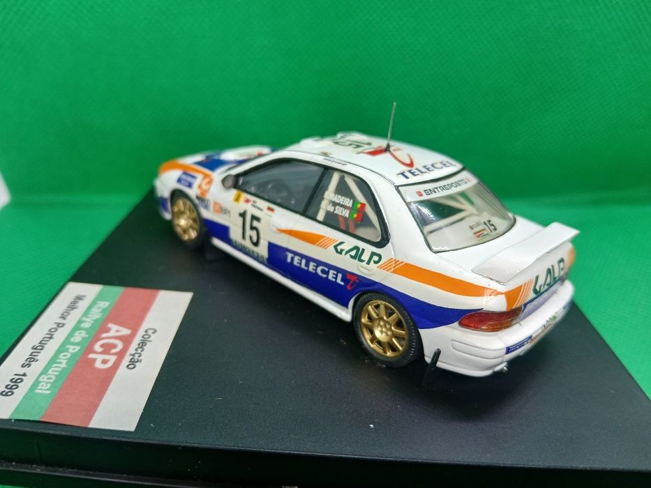 Miniaturas 1/43 Mitsubishi e Subaru Rui Madeira Rally  de Portugal