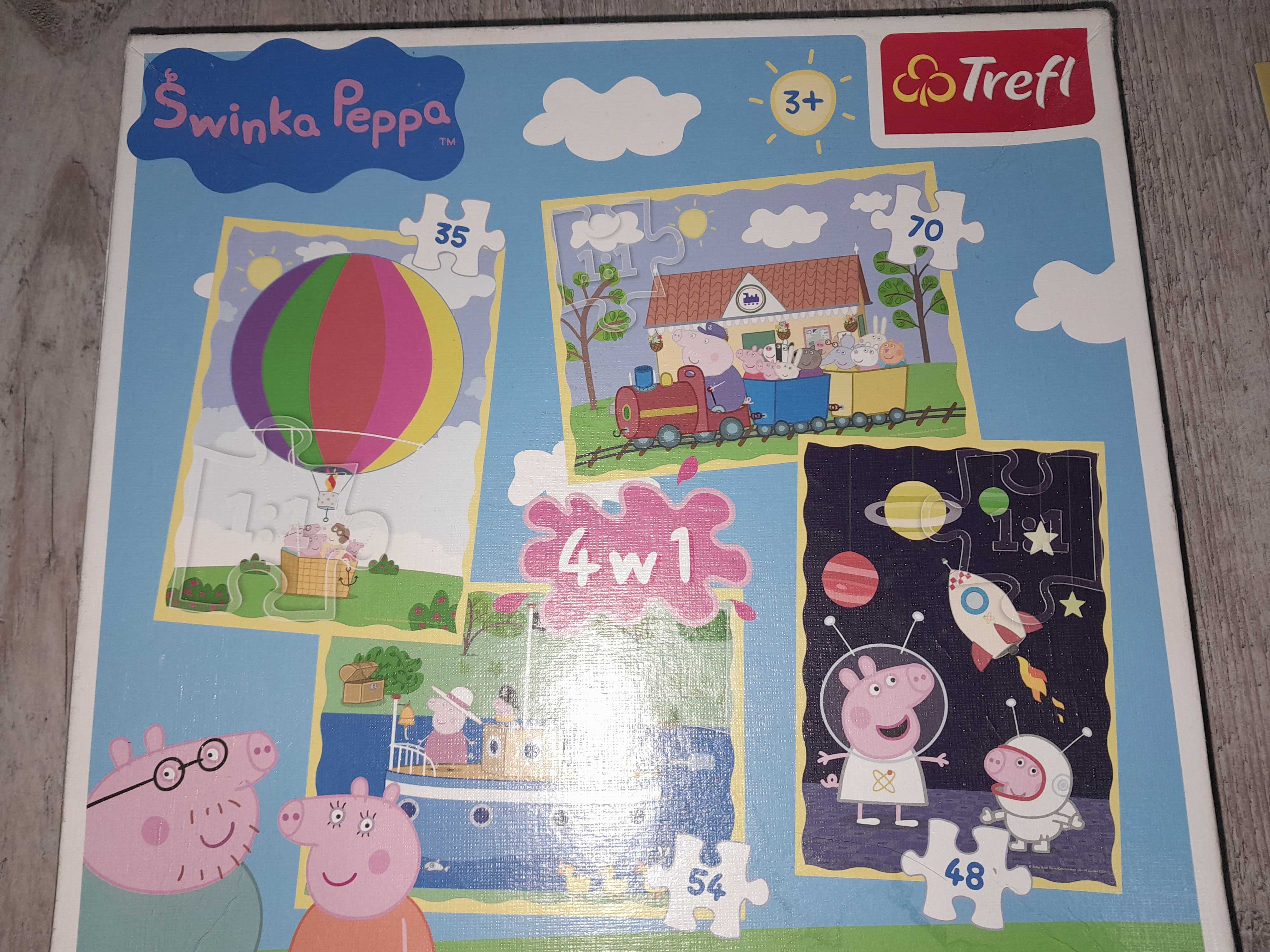 Sprzedam puzzle Pepa 4w1