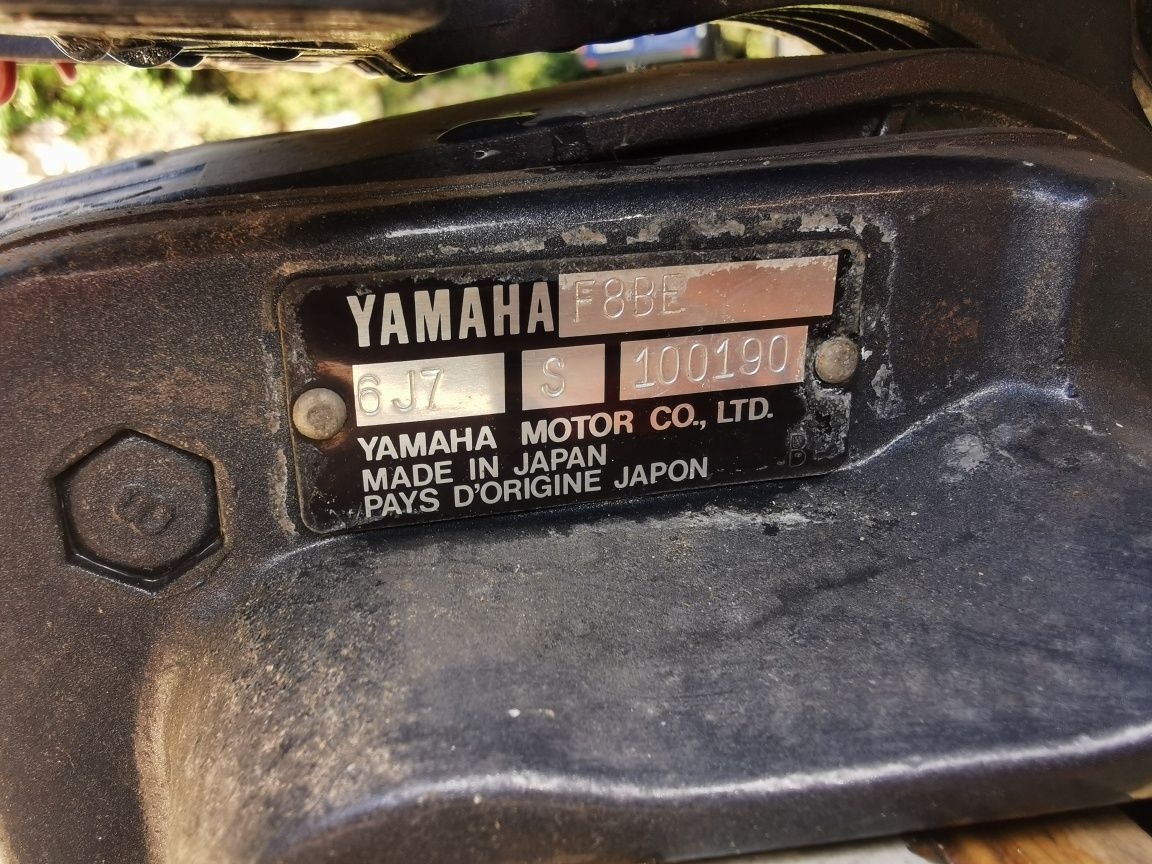 Silnik zaburtowy yamaha 8km stopa krótka, czterosuw.