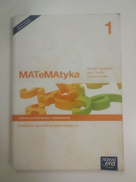 MATeMAtyka 1 podręcznik
