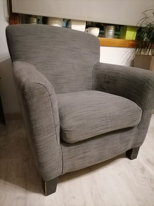Sofa de 1 lugar cinza usado