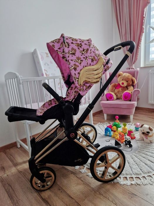 Spacerówka Cybex Priam cherub pink siedzisko nieużywane + s
