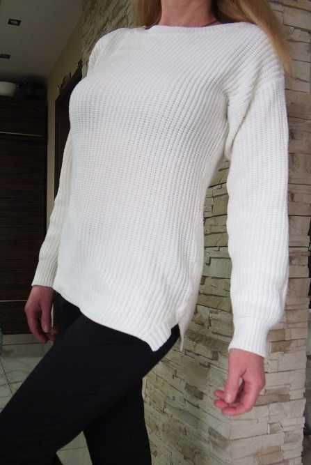 Sweter bluzka biała S/M Clockhouse