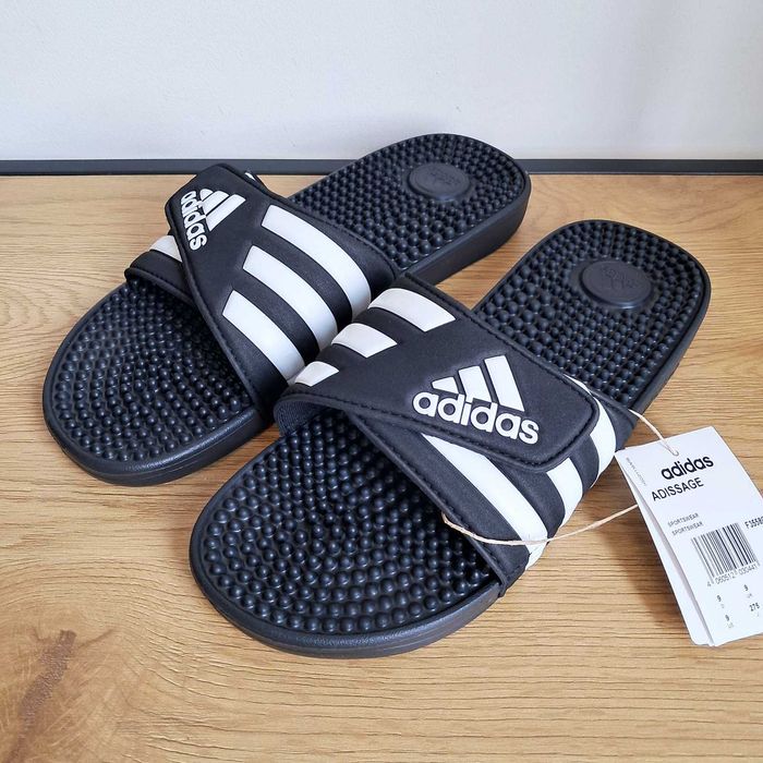 Оригінал / 42, 43, 46 EU / тапки / шльопанці Adidas Adissage