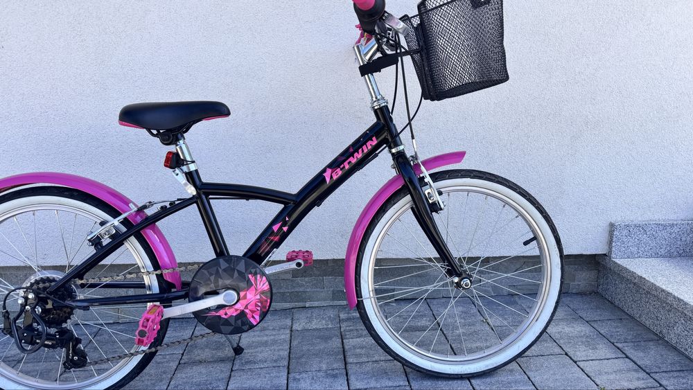 Gwarancja! Jak nowy rower B’twin koła 20” dla dziewczynki ok4-7 lat