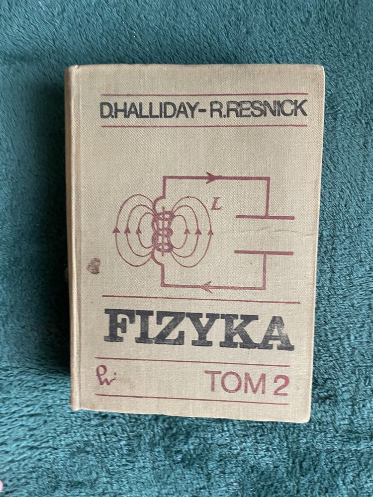 Książka Fizyka tom II Halliday Resnick PWN 1974