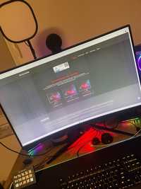 Asus ROG monitor 31cal uszkodzony + drugi monitor acer