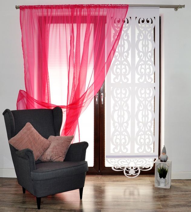 Панель ажурова штора на балкон вiкно