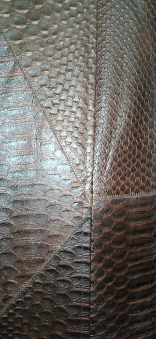 Płaszcz skórzany damski