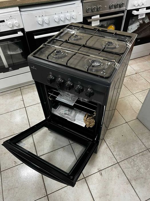 Плита газова Грета сірого кольору ,нова