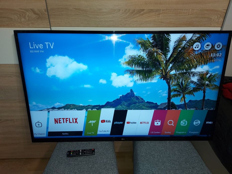 LG smart tv 55 WebOs sztuczna inteligencja Hdr 4k Wi Fi bt. jak nowy t