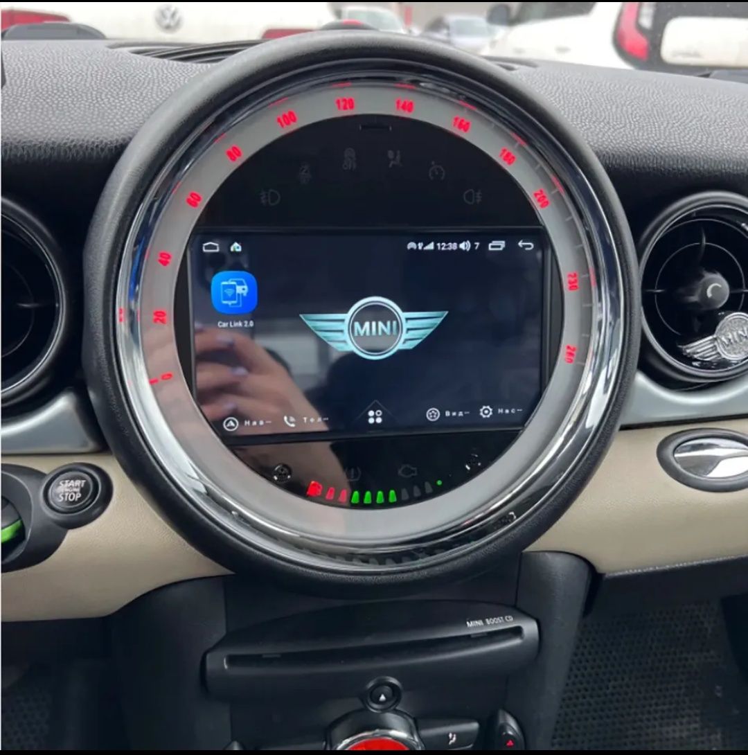 Rádio Android 13 com GPS Mini R55 R56 R60 (Novo)