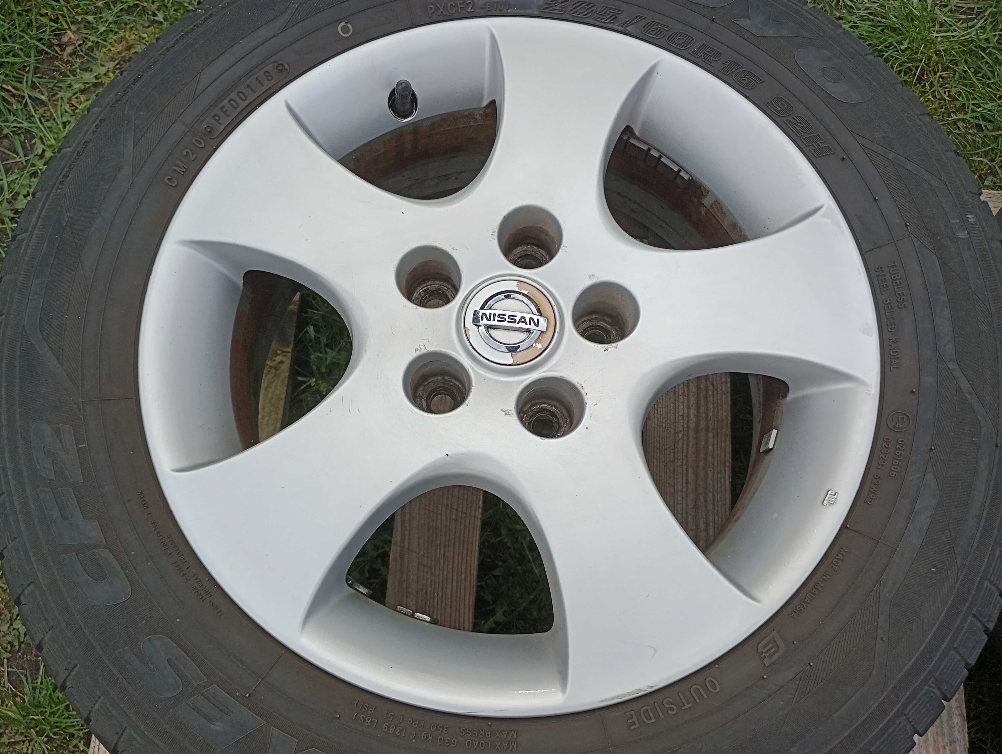 Alufelgi 16 cali 5x114.3 NISSAN Quasqai Juke - Mazda Toyota Suzuki