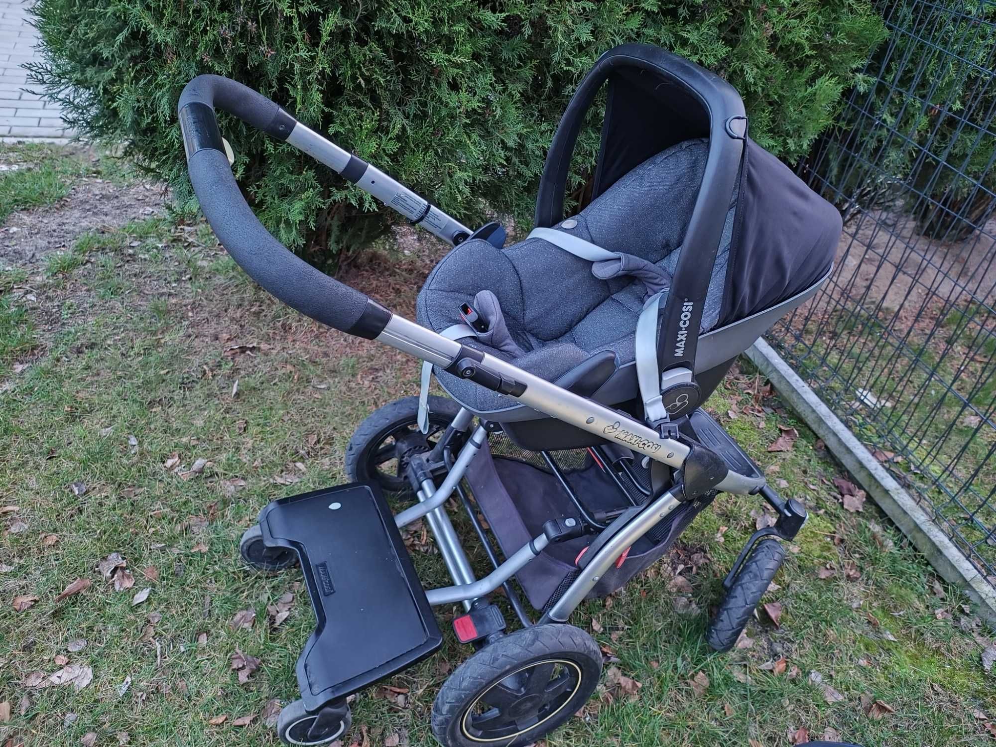 Wózek Maxi Cosi Mura komplet (spacerówka, gondola, nosidełko)