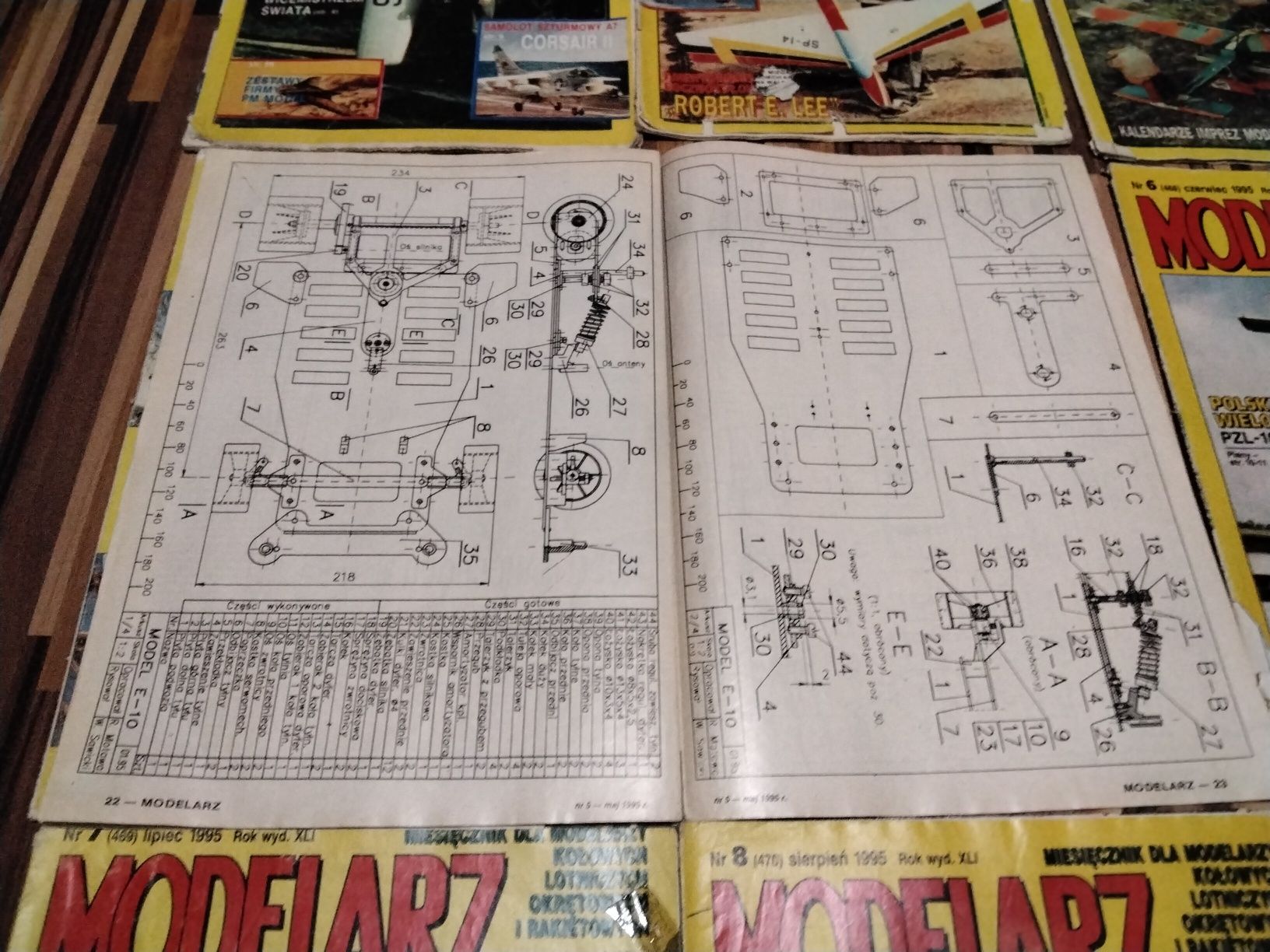Miesięcznik Modelarz z 1995 roku