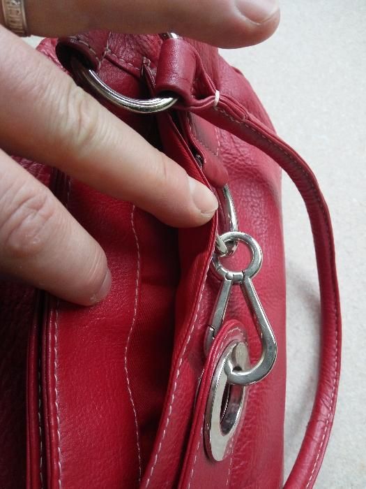 Дизайнерская сумка Joshua Taylor, новая, кож. красная