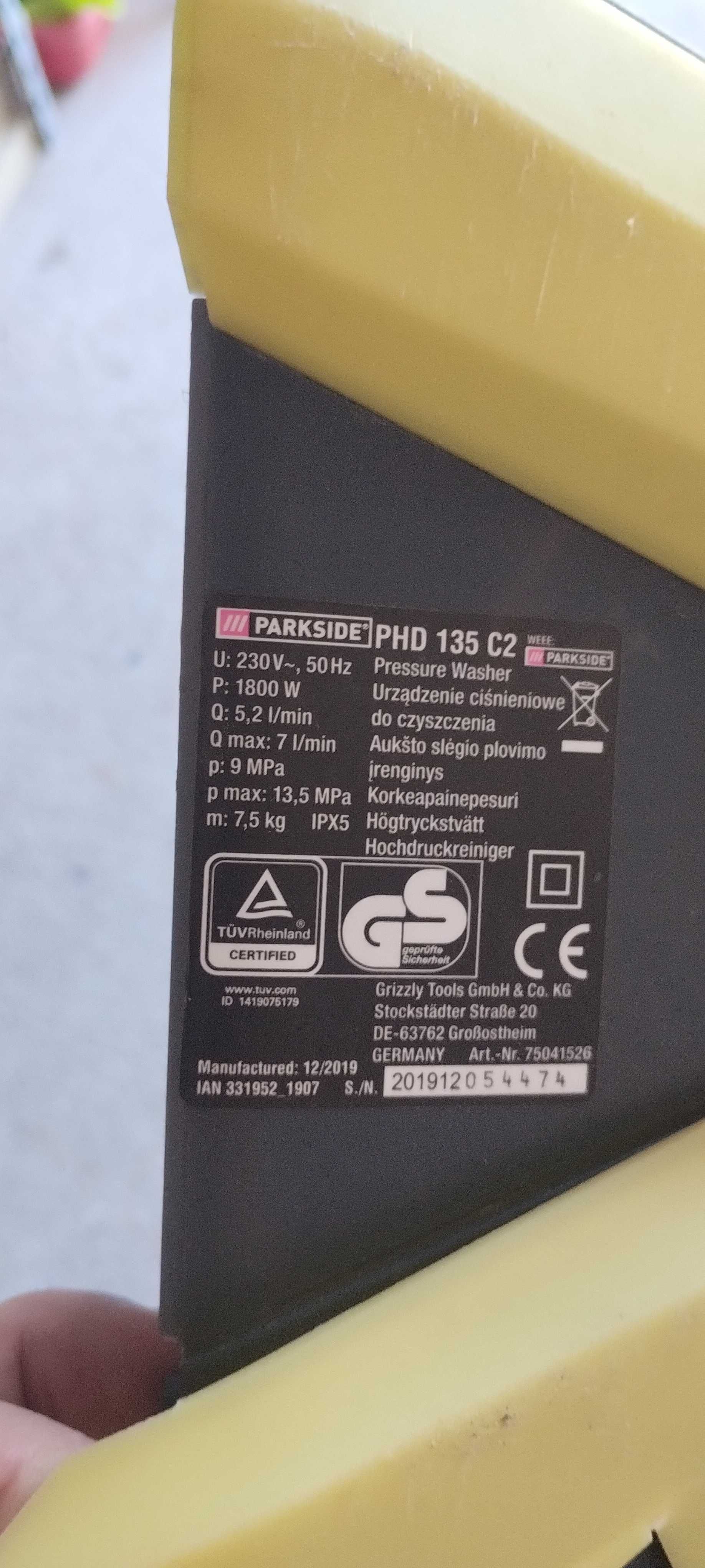 Silnik do myjki ciśnieniowe i akcesoria Parkaide