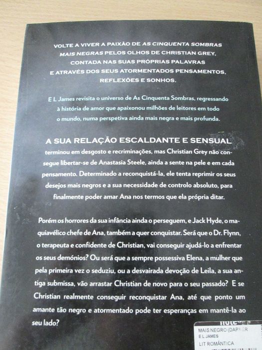 Mais Negro de E L James (Oferta de portes)