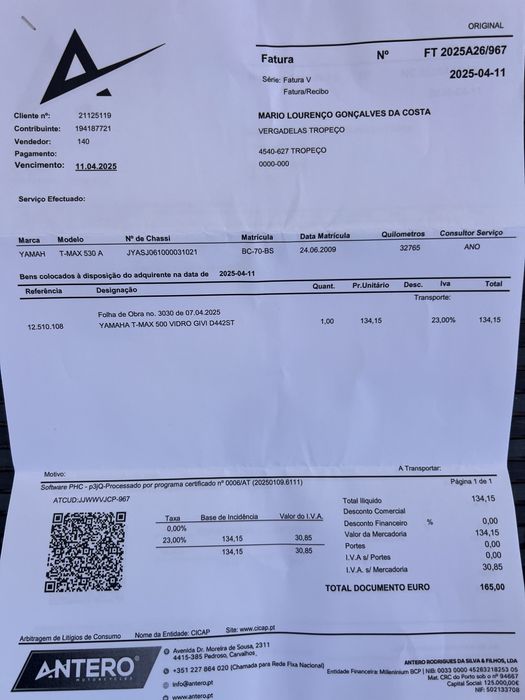 YAMAHA Tmax 500  só 34 mil km ( ler anuncio)