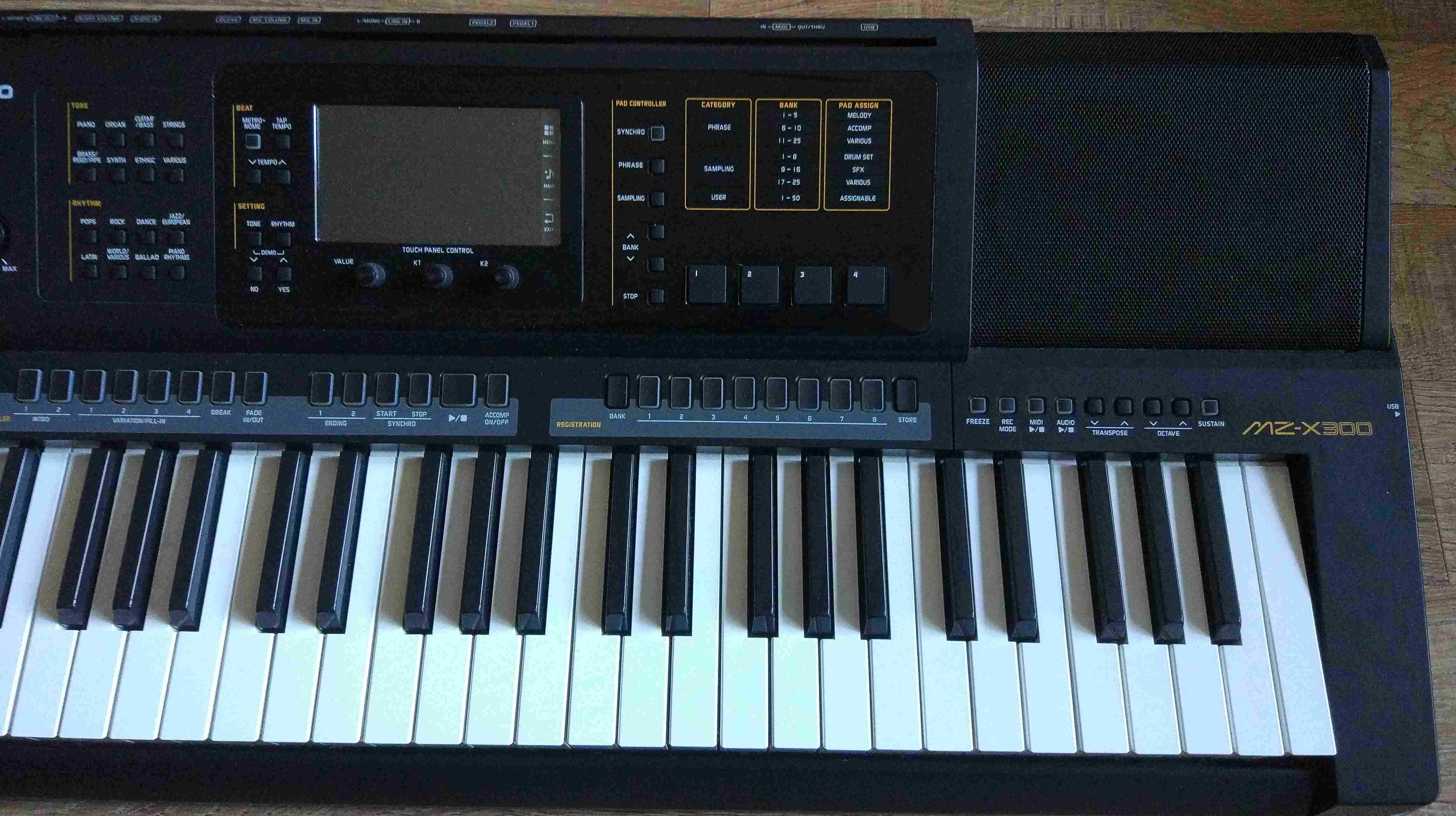 Keyboard, workstation CASIO MZ-X300