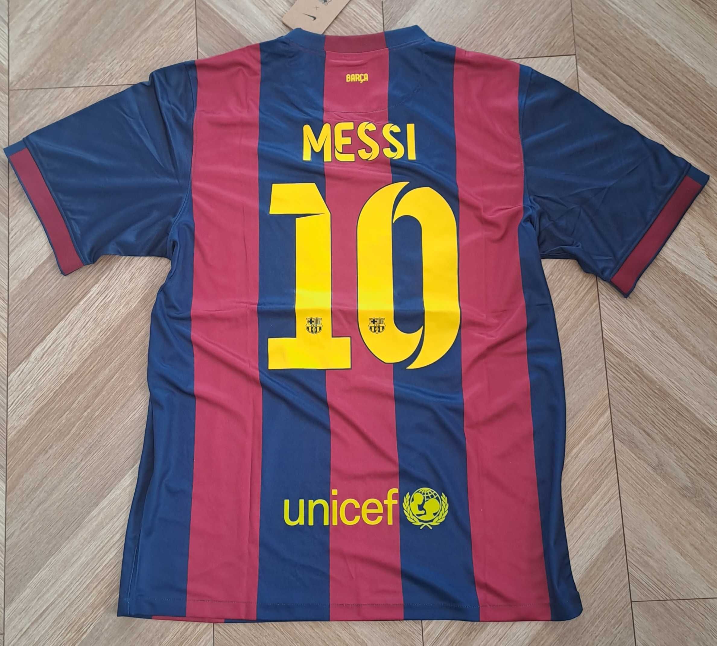Koszulka FC Barcelona retro, nowa, Nike, Messi#10, finał LM 2014/15