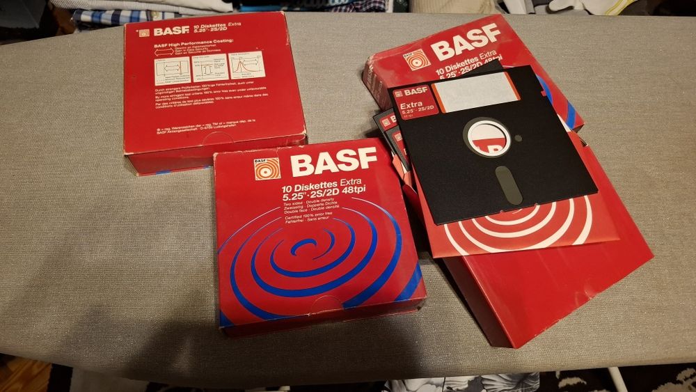 Dyskietki 5,25" BASF