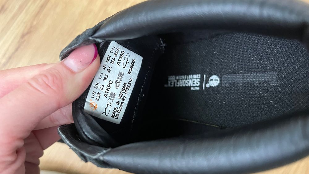 Czarne botki damskie buty za kostkę Timberland Kenniston 39,5 39