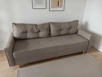 Sofa rozkładana beżowa Luna