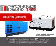 Agregat prądotwórczy, od 2kW do 250 kW. Generator. Wypożyczalnia.