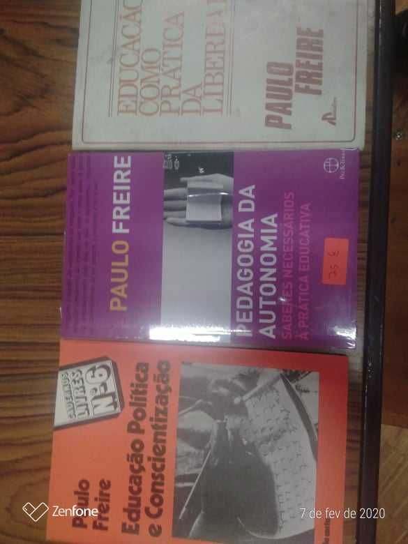 Paulo Freire e Rudolf Steiner  - 52 livros sobre educação