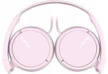 słuchawki nauszne sony mdr-zx110ap różowy / szary 27db lekkie 210g