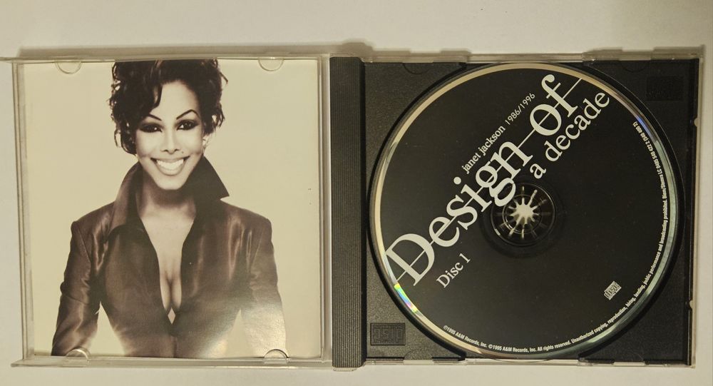Janet Jackson Design of a Decade 1986/1996 płyta CD
