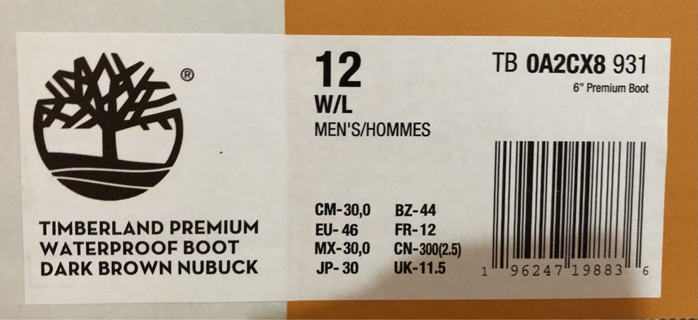 Timberland - 6 Inch Premium Waterproof Boot Dark Brown Nubuck