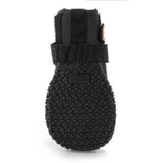 Шкіряне взуття для собак HCPET (4 шт.), чорне, розміри від 1 до 8