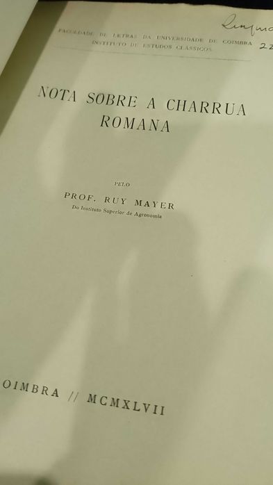 Nota sobre a Charrua Romana 1947 Ruy Mayer