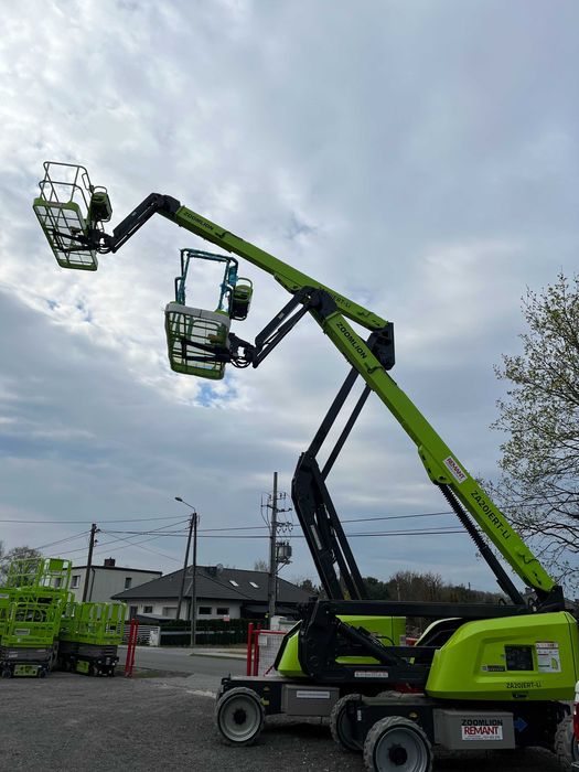 Podnośnik przegubowy elektryczny  22m, terenowy, napęd 4x4 - wynajem