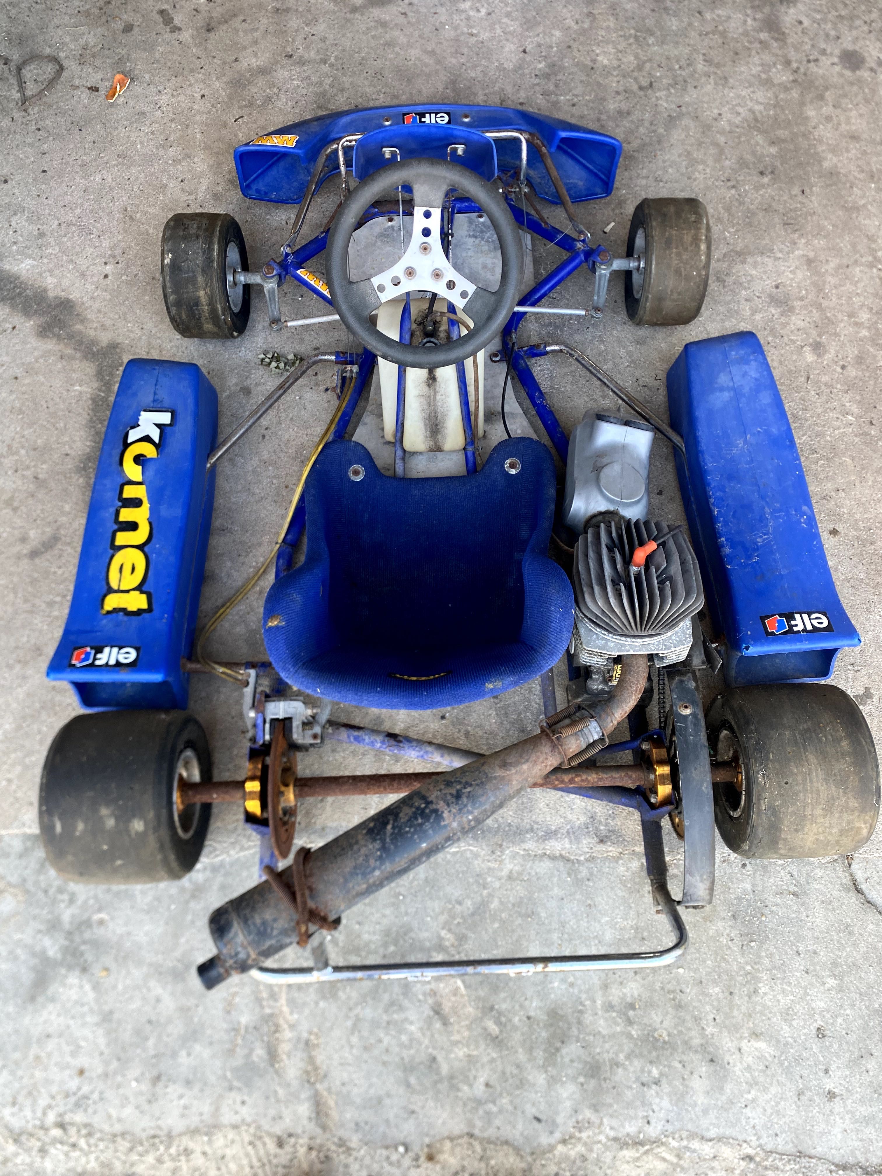 Kart Mike Wilson com Komet 100cc