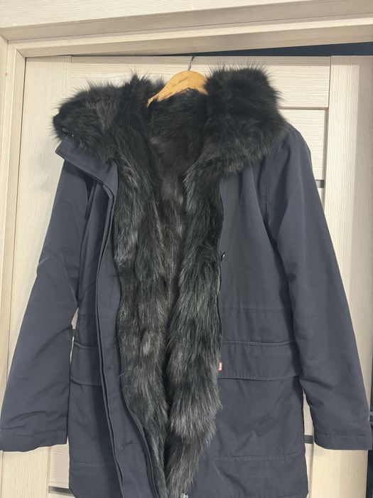 Парка з натуральним хутром песця