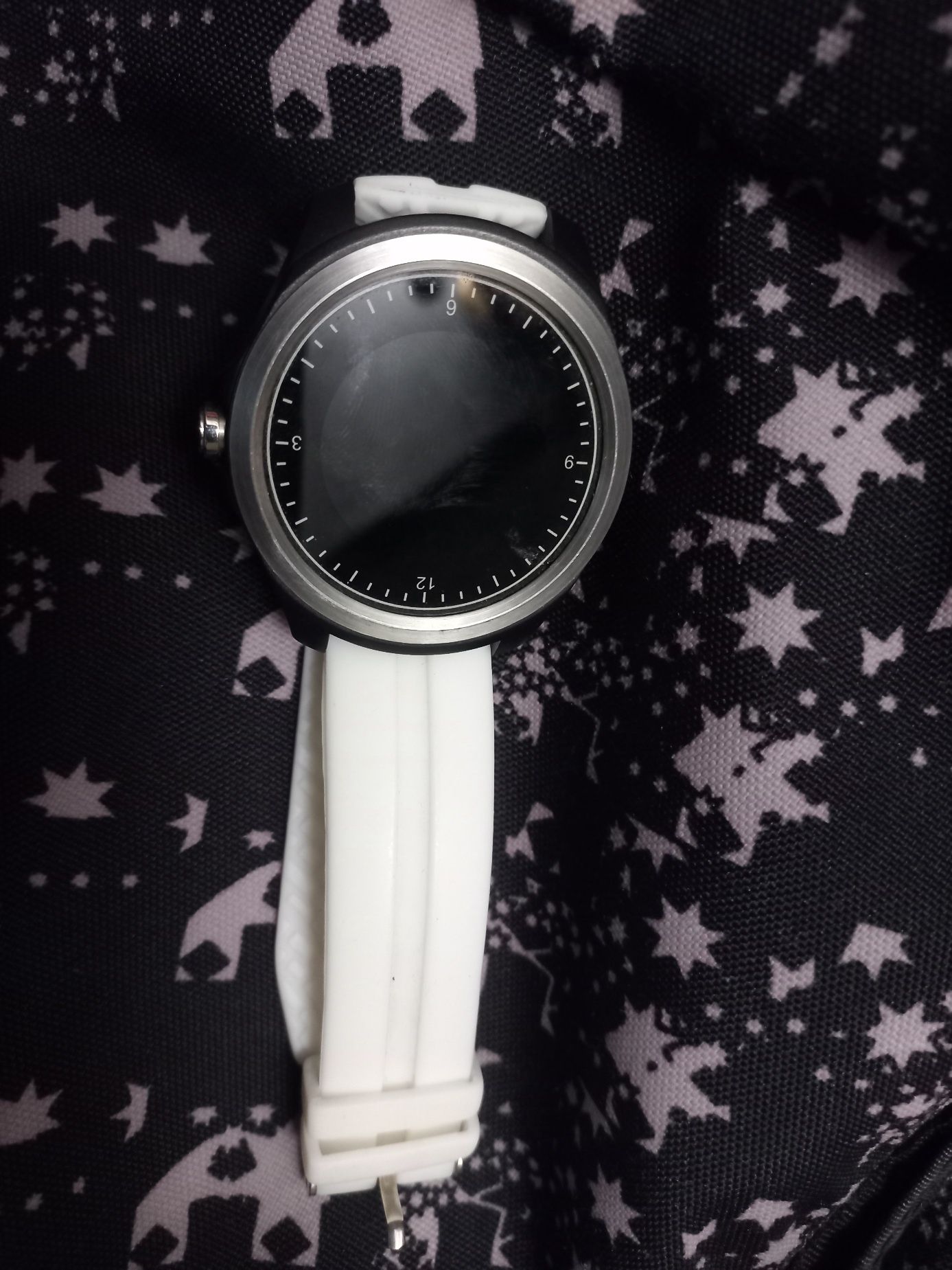 Смарт годинник uspa white round rubber strap smart watch
