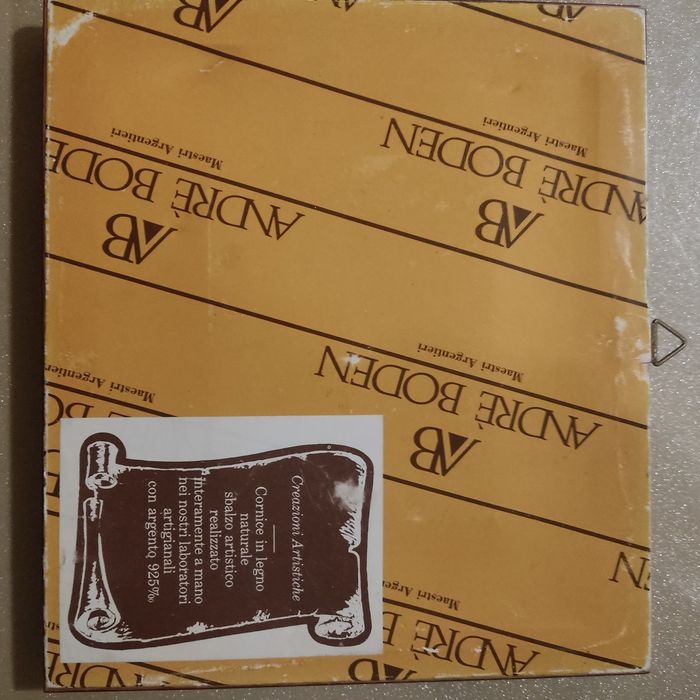 Картина барельеф на серебре (925) Италия