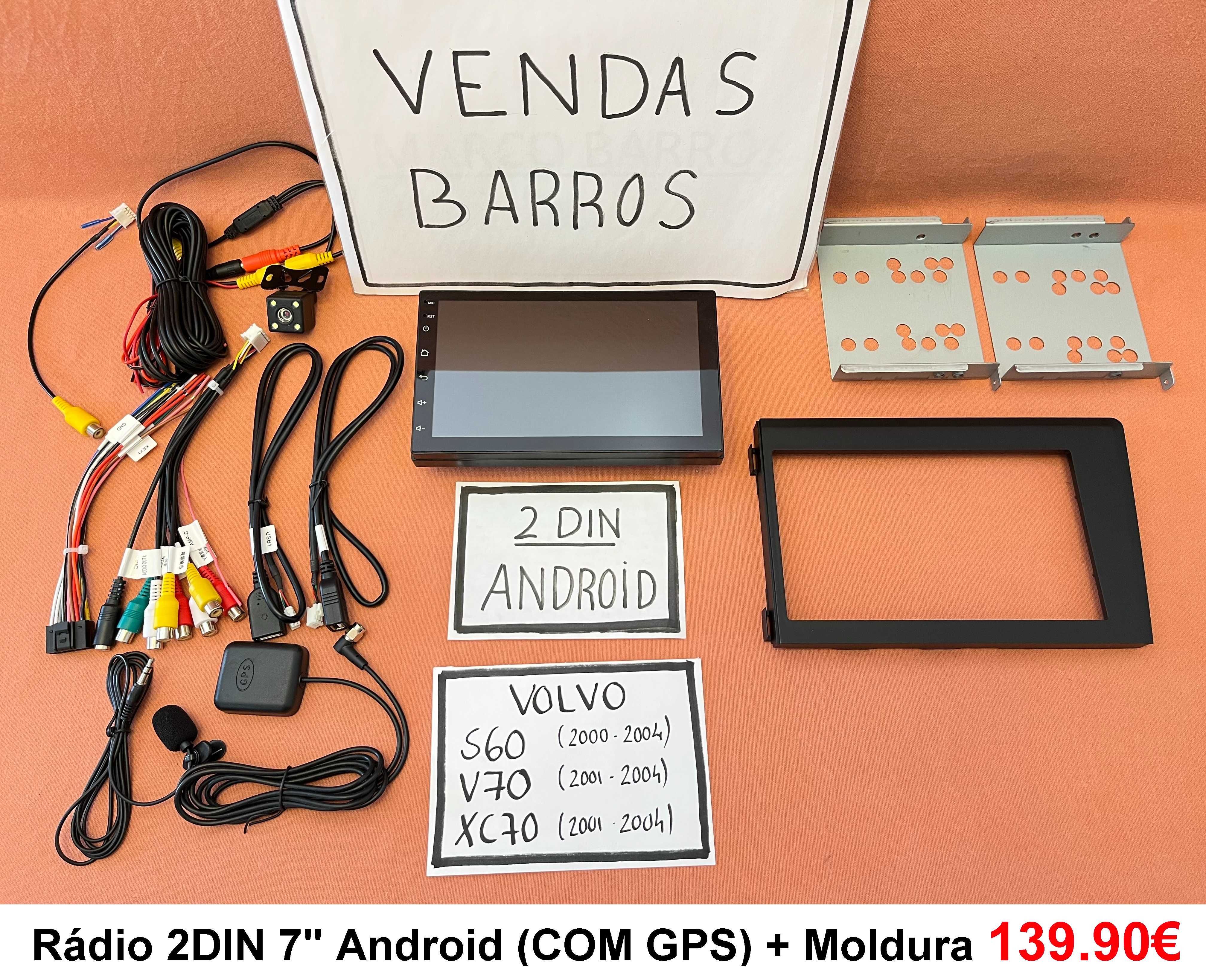 (NOVO) Rádio 2DIN • VOLVO • S60 • V70 • XC70 • Android GPS [4+32GB]