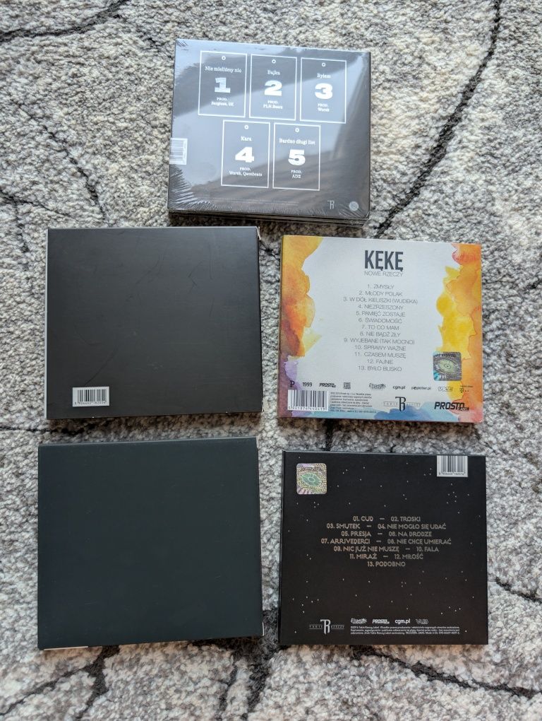 Zestaw płyt cd KĘKĘ polski rap nowe trzecie rzeczy to tu siara mr kękę