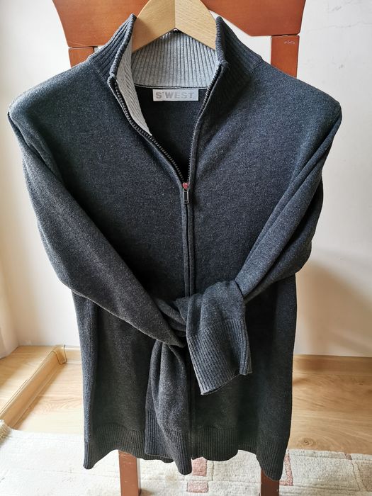 Sweter wełna kaszmir XL